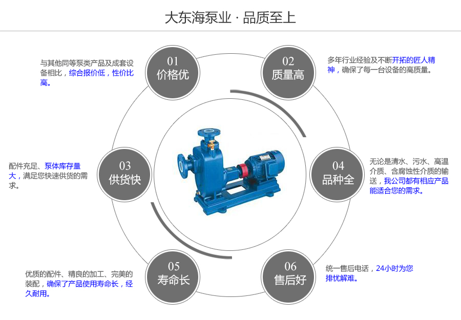 大東海泵業自吸式無堵塞排污泵質量保證圖