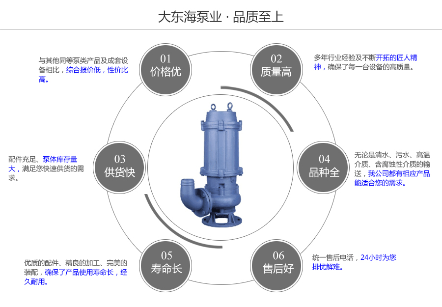 大東海泵業(yè)自動(dòng)攪勻排污泵質(zhì)量保證圖