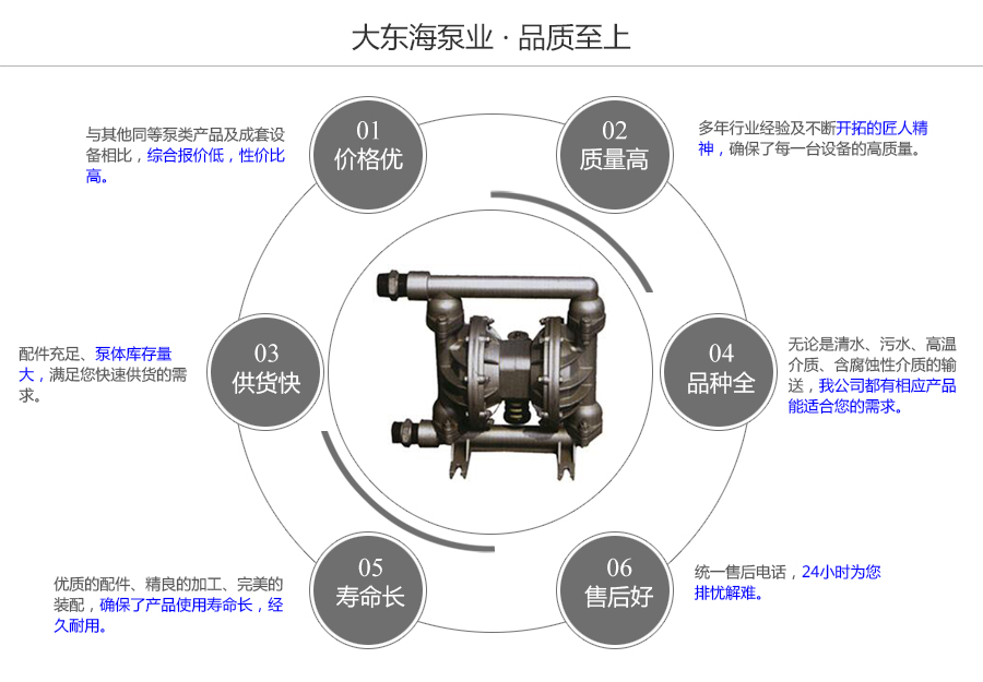 大東海泵業氣動隔膜泵質量保證圖